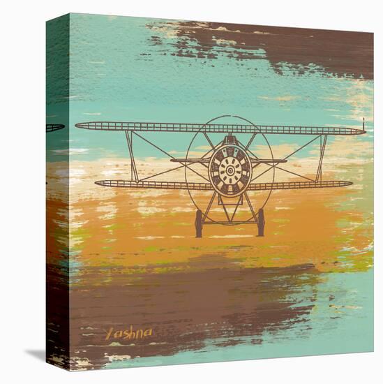 Biplane I-Yashna-Stretched Canvas