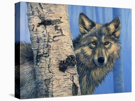 Birch Wolf-Bill Makinson-Premier Image Canvas