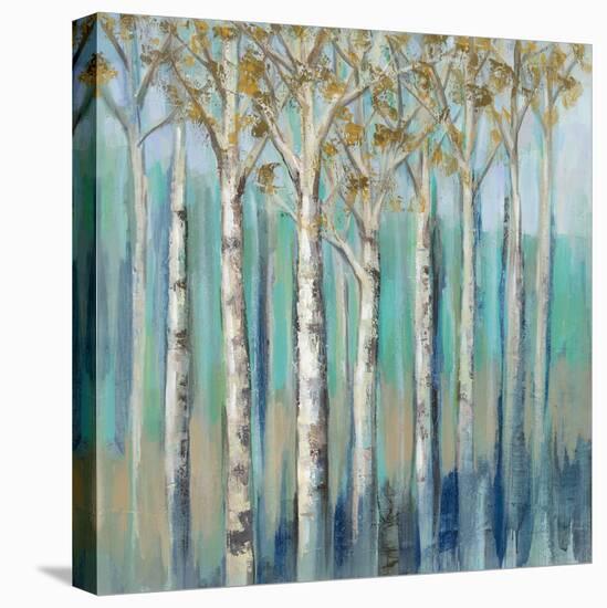 Birches at Dawn-Silvia Vassileva-Stretched Canvas