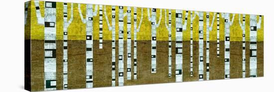 Birches in Fall-Michelle Calkins-Stretched Canvas