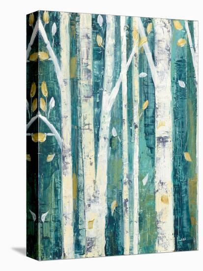 Birches in Spring II-Julia Purinton-Stretched Canvas