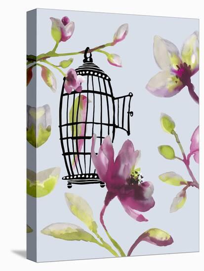 Bird Cage II-Sandra Jacobs-Stretched Canvas
