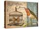 Bird & Cage II-Gwendolyn Babbitt-Stretched Canvas
