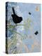 Bird on Branch-Bee Sturgis-Stretched Canvas