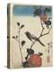 Bird on Cherry Branch, 1847-1852-Utagawa Hiroshige-Premier Image Canvas