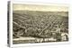 Bird's Eye View of Cheney, Wash. Ter., County Seat of Spokane County. 1884, USA, America-null-Premier Image Canvas