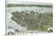 Bird’s Eye View of the City of Charleston, South Carolina, 1872-C^N^ Drie-Stretched Canvas