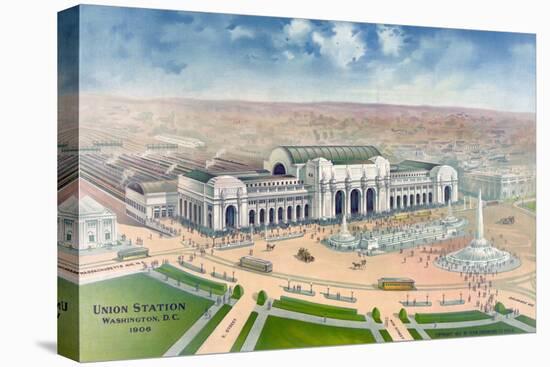 Bird's-Eye View of Union Station-null-Premier Image Canvas