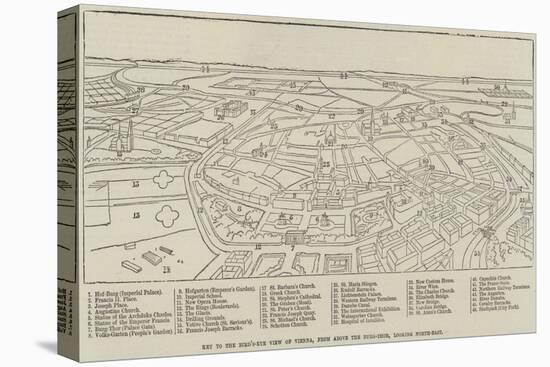 Bird'S-Eye View of Vienna, from Above the Burg-Thor, Looking North-East-null-Premier Image Canvas