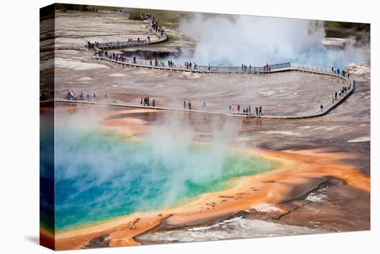 Bird View of Grand Prismatic Spring - Yellowstone National Park-berzina-Premier Image Canvas