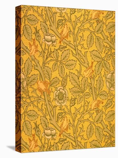 Bird Wallpaper Design (Colour Woodblock Print on Paper)-William Morris-Premier Image Canvas