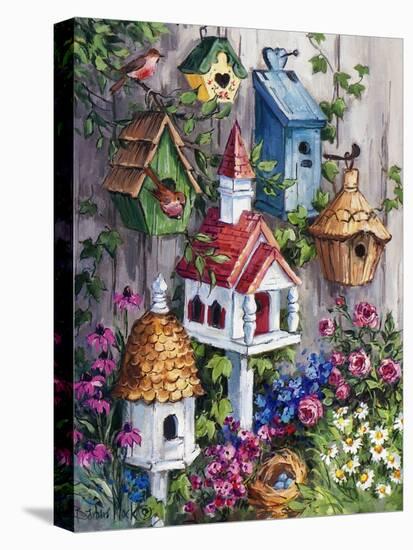 Birdhouse Cottage-Barbara Mock-Premier Image Canvas