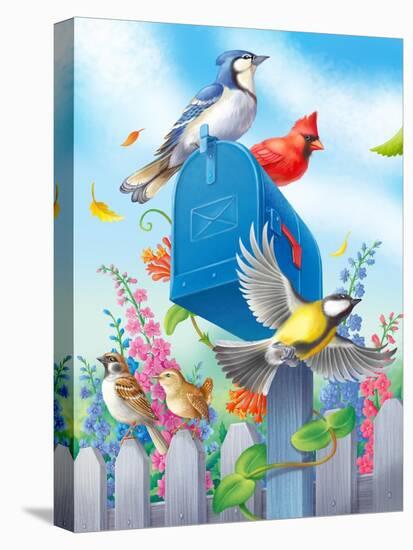 Birds and Mailbox-Olga Kovaleva-Premier Image Canvas