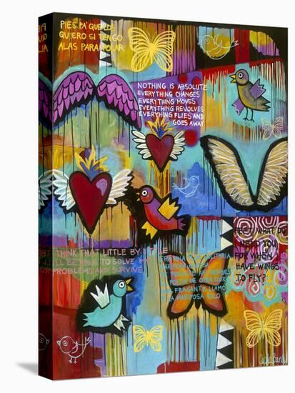 Birds Hearts Butterflies-Carla Bank-Premier Image Canvas