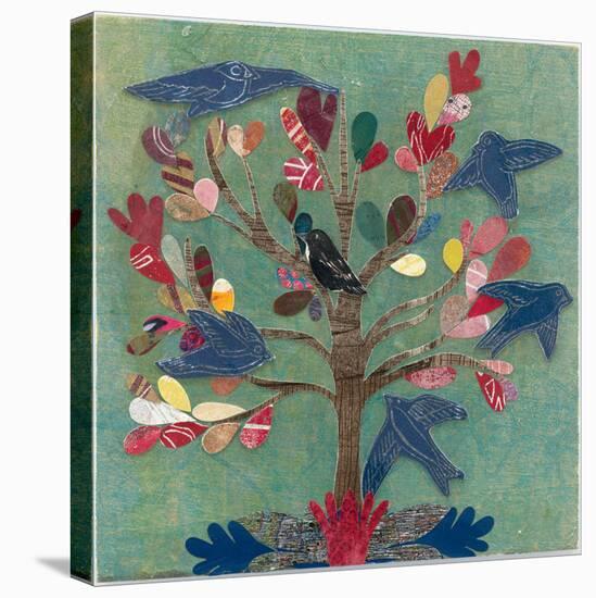 Birds in a Tree-Candra Boggs-Stretched Canvas