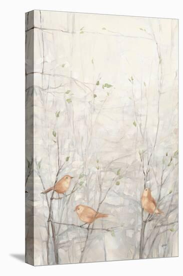 Birds in Trees I Brown-Julia Purinton-Stretched Canvas