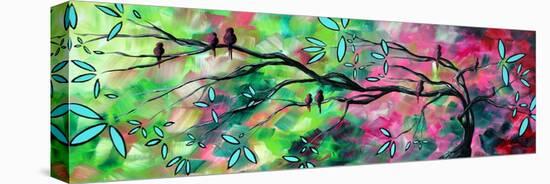 Birds Pink Green-Megan Aroon Duncanson-Stretched Canvas