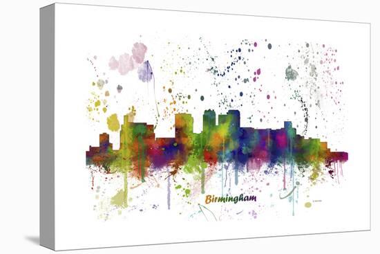 Birmingham Alabama Skyline MCLR 1-Marlene Watson-Premier Image Canvas