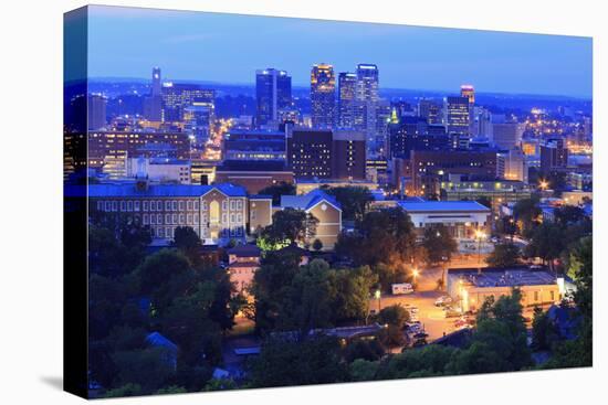 Birmingham Skyline at Twilight, Birmingham, Alabama, United States of America, North America-Richard Cummins-Premier Image Canvas