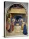 Birth of Christ, with the Saints Catherine of Alexandria and Peter the Martyr, 1437-45-Fra Angelico-Premier Image Canvas