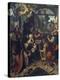 Birth of Jesus, Central Panel of Triptych-Jan de Beer-Premier Image Canvas