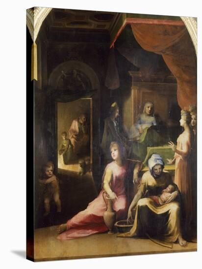 Birth of the Virgin, 1486-1551-Domenico Beccafumi-Premier Image Canvas