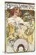 Biscuits Lefevre-Utile-Alphonse Mucha-Stretched Canvas