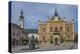 Bishop's Palace, Zmaj statue and Orthodox Cathedral, Novi Sad, Vojvodina, Serbia, Europe-Rolf Richardson-Premier Image Canvas