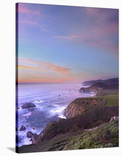 Bixby Bridge, Big Sur, California-Tim Fitzharris-Stretched Canvas