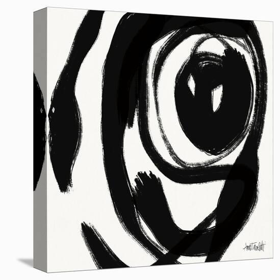 Black and White Abstract I-Anne Tavoletti-Stretched Canvas