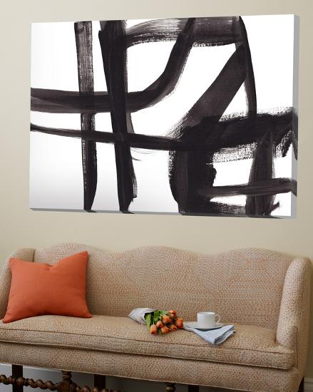 Black And White Abstract Painting 2 Loft Art Jaime Derringer