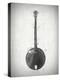 Black and White Banjo-Dan Sproul-Stretched Canvas