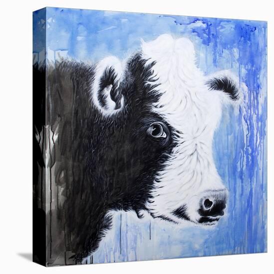 Black and White Cow-Michelle Faber-Premier Image Canvas