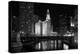 Black And White Of Chicago River-Patrick Warneka-Premier Image Canvas