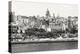 Black and White Panorama of Old Havana with Some Famous Buildings including the Capitol and the Bay-Kamira-Premier Image Canvas
