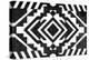 Black and White Textile Pattern-null-Stretched Canvas