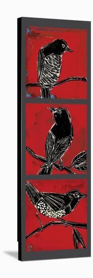 Black Birds-Mark Gleberzon-Stretched Canvas