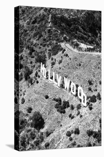 Black California Series - Hollywood Sign from the Sky-Philippe Hugonnard-Premier Image Canvas