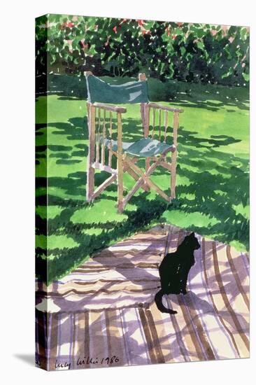 Black Cat and Dappling, 1986-Lucy Willis-Premier Image Canvas