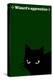 Black Cat in Green-Ikuko Kowada-Premier Image Canvas