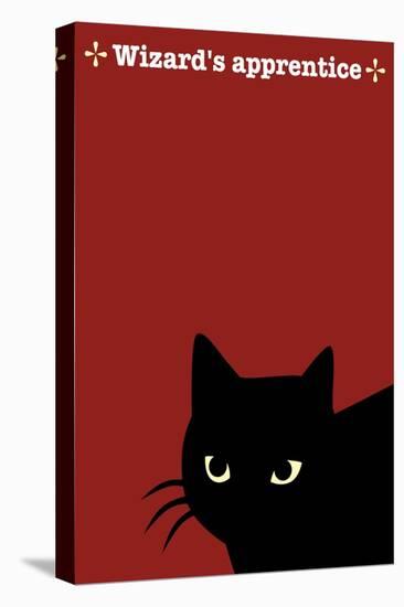 Black Cat in Red-Ikuko Kowada-Premier Image Canvas