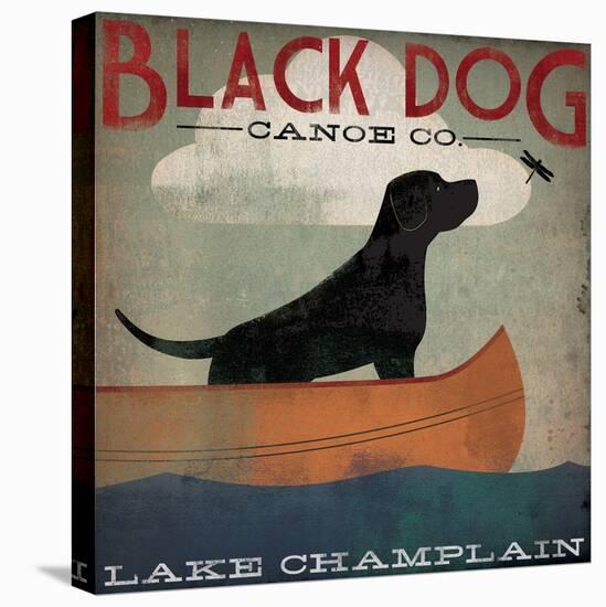 Black Dog Lake Champlain-Ryan Fowler-Stretched Canvas