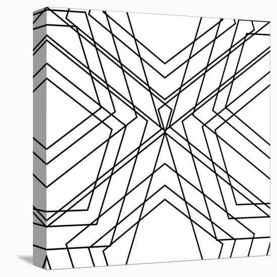 Black Geo-SD Graphics Studio-Stretched Canvas