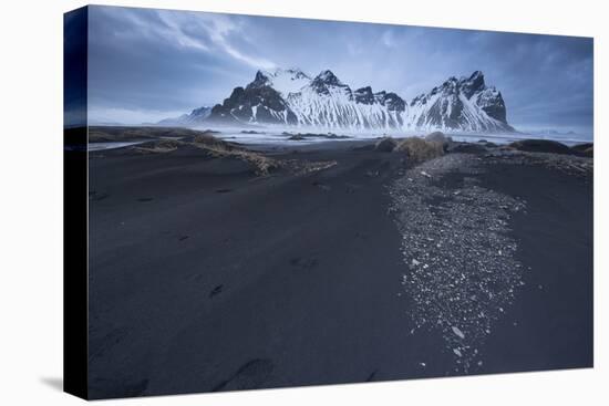 Black Lava Sand Dunes the Vestrahorn-Niki Haselwanter-Premier Image Canvas