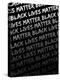 Black Lives Matter 9-Victoria Brown-Stretched Canvas