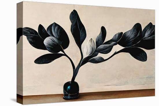 Black Magnolia-null-Premier Image Canvas