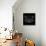 Black Raccoon Polygon-NaxArt-Stretched Canvas displayed on a wall