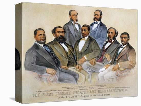 Black Senators, 1872-Currier & Ives-Premier Image Canvas