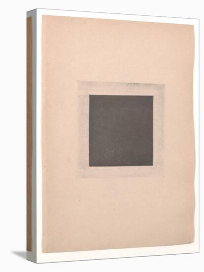 Black Square for from Cubism and Futurism to Suprematism: A New Realism in Painting , 1916 (Letterp-Kazimir Severinovich Malevich-Premier Image Canvas