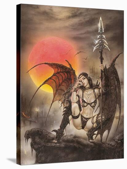 Black Tinkerbell-Luis Royo-Stretched Canvas